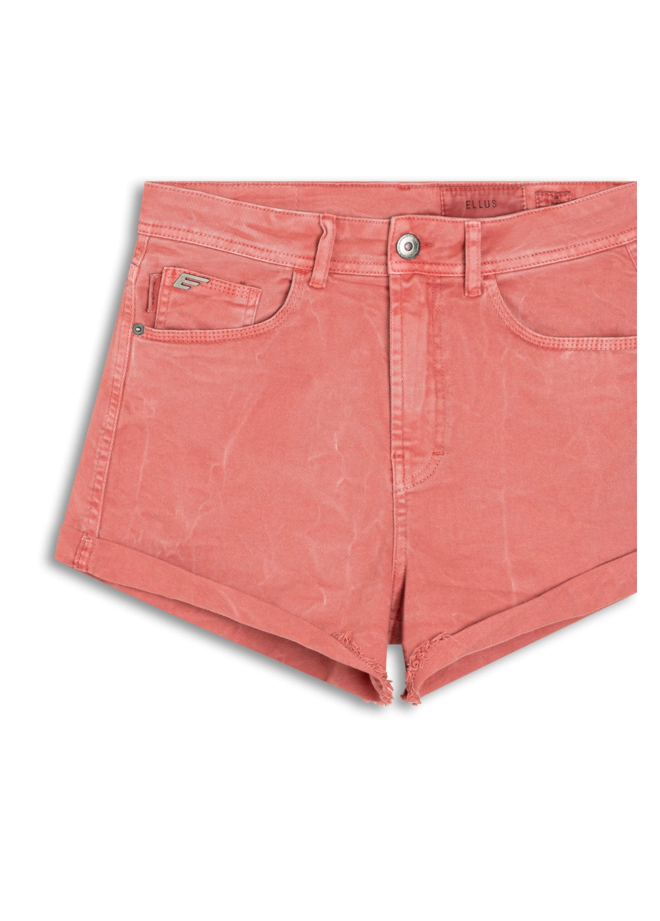 Bermuda Vintage Color Anitta Marble Wash Goiaba
