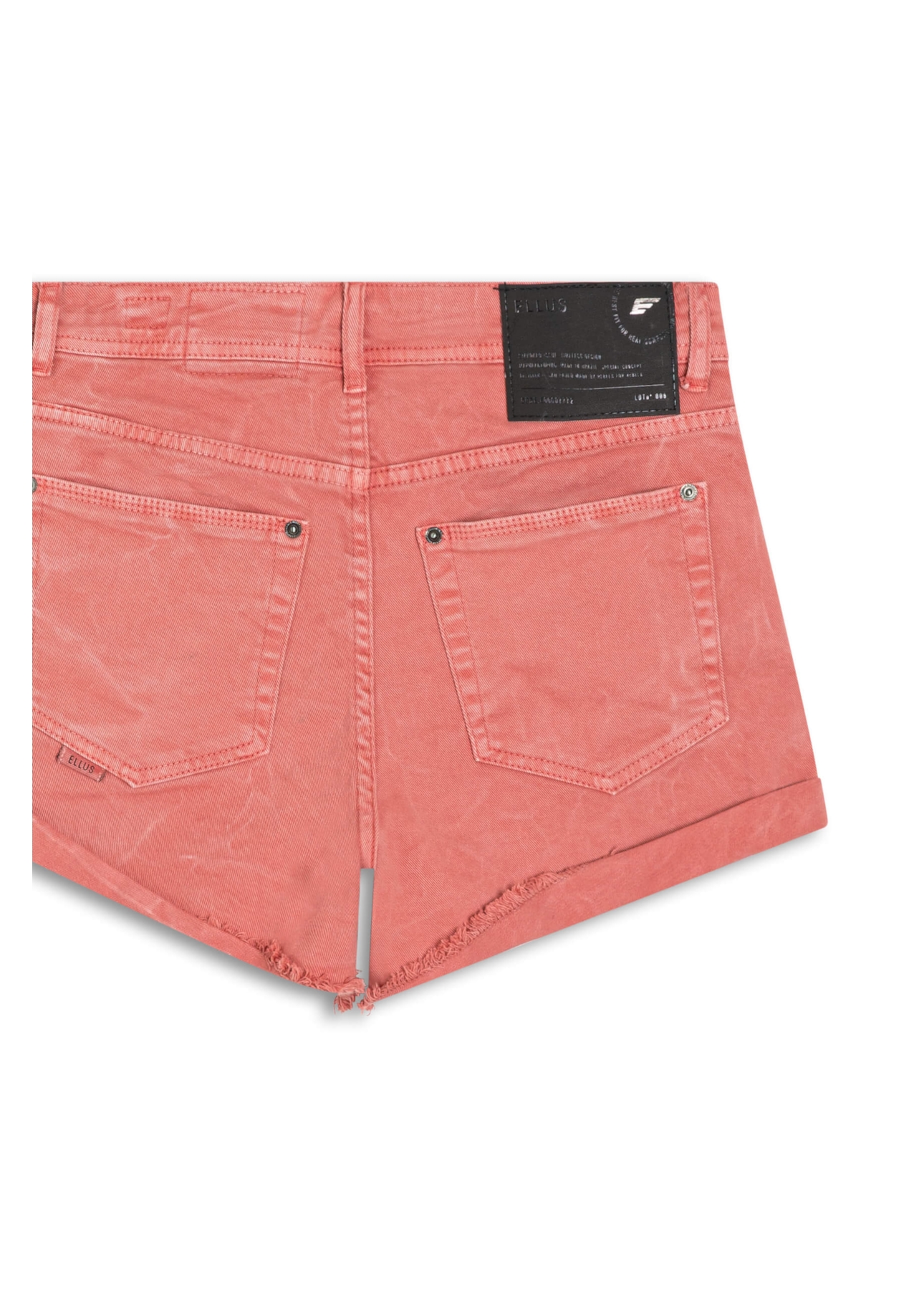 Bermuda Vintage Color Anitta Marble Wash Goiaba
