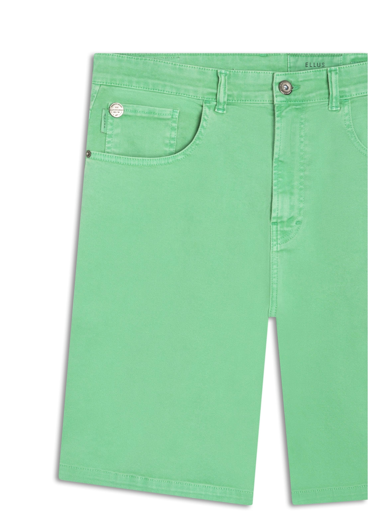 Bermuda Vintage Denim Color Rock Verde Maca