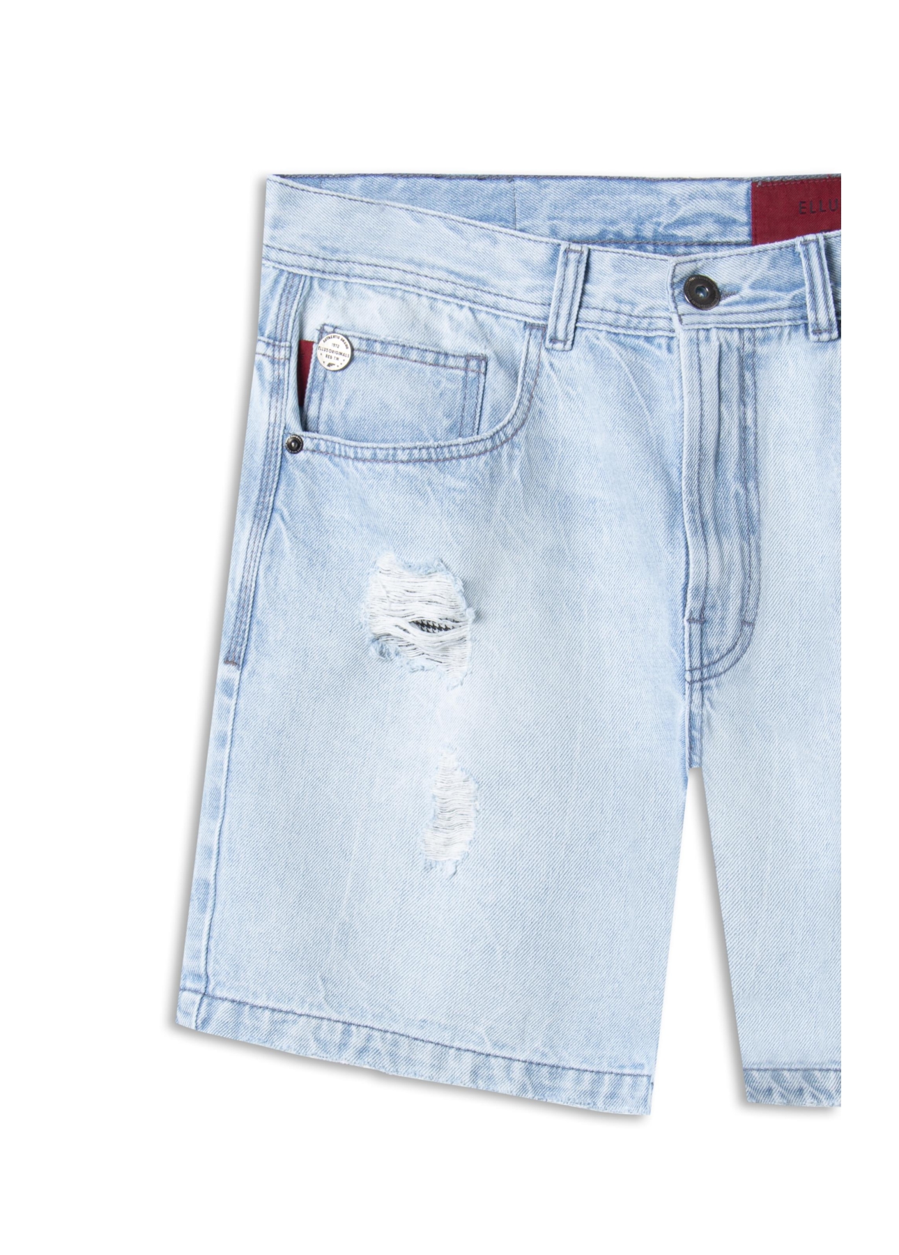 Bermuda Vintage Denim Ii Hawaii 5 Pockets Lav.Claro