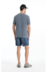 Bermuda Vintage Denim Lav. Escuro