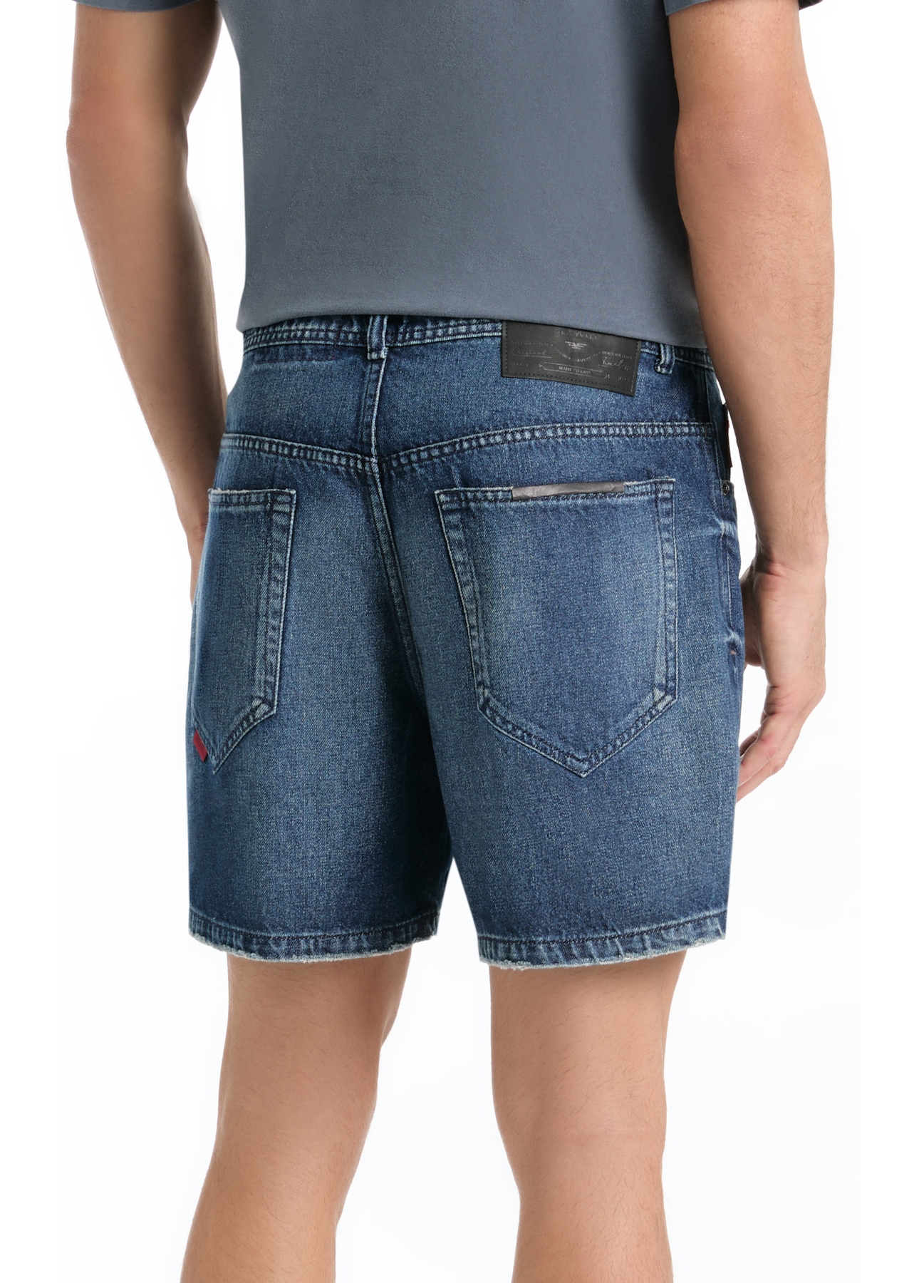 Bermuda Vintage Denim Lav. Escuro