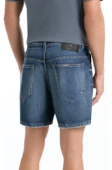 Bermuda Vintage Denim Lav. Escuro