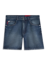 Bermuda Vintage Denim Lav. Escuro