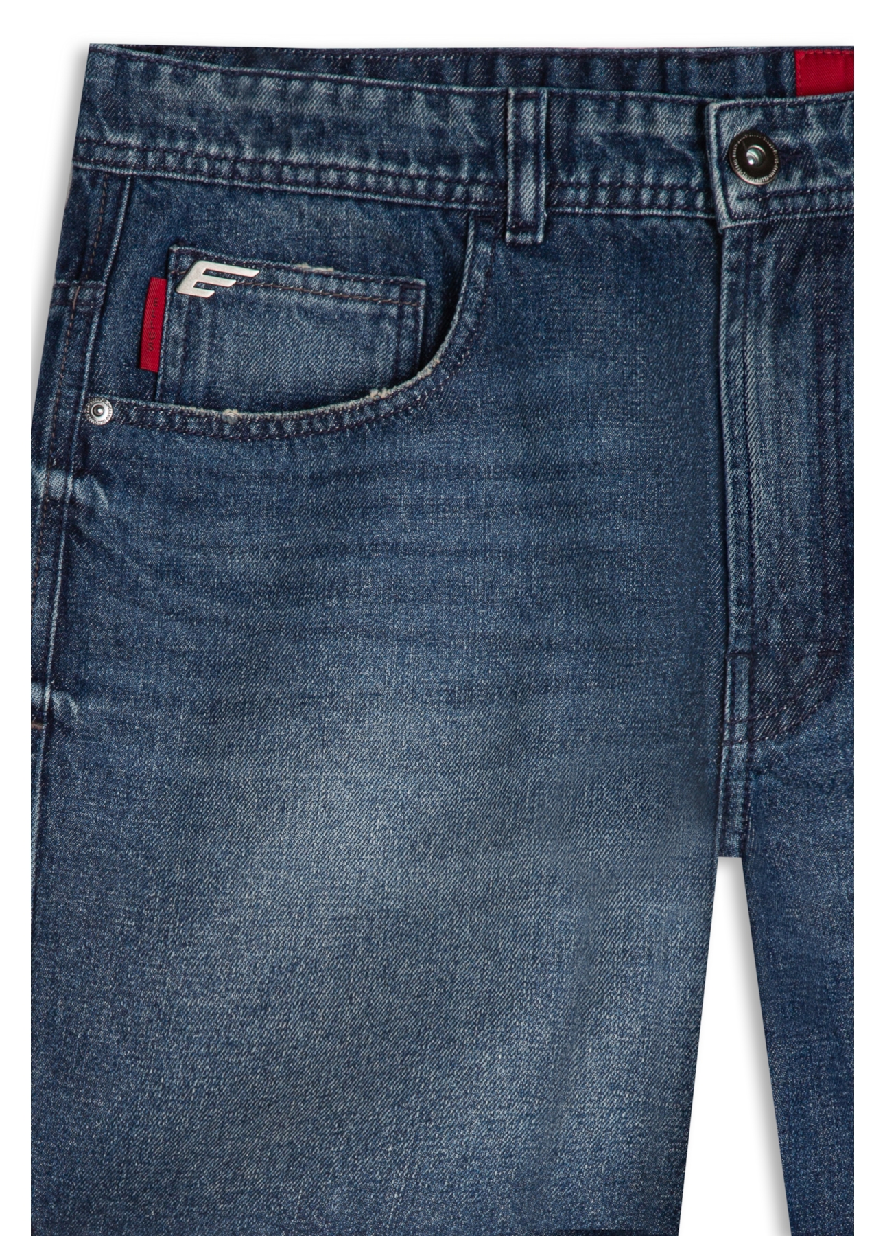 Bermuda Vintage Denim Lav. Escuro