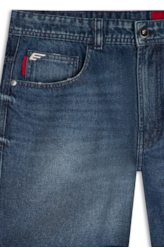 Bermuda Vintage Denim Lav. Escuro