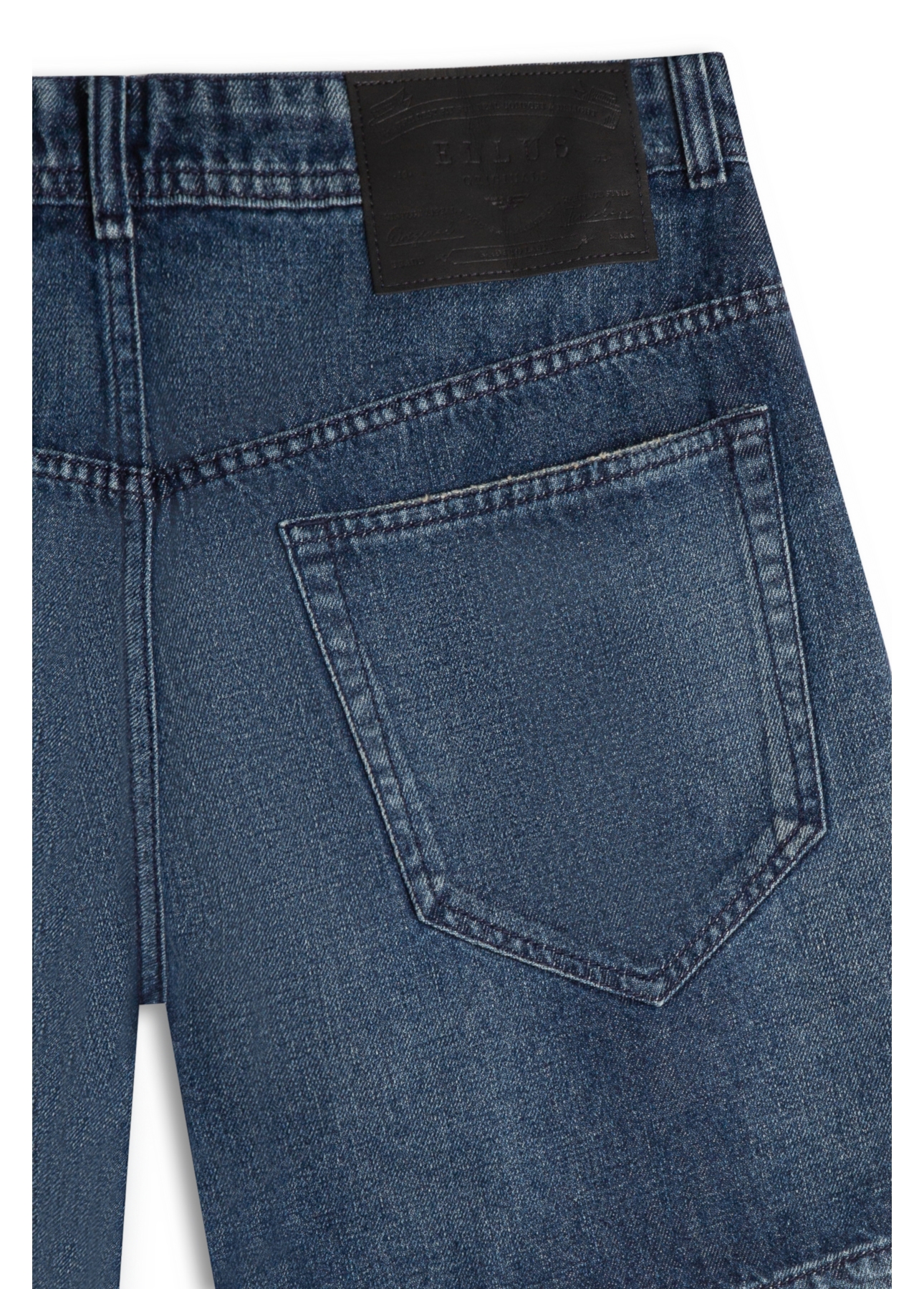 Bermuda Vintage Denim Lav. Escuro