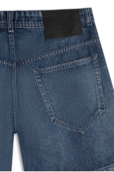 Bermuda Vintage Denim Lav. Escuro