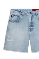 Bermuda Vintage Denim Loose Lav. Claro