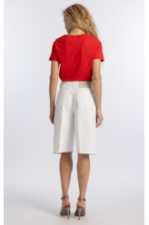 Bermuda White Denim Jhorts Branco