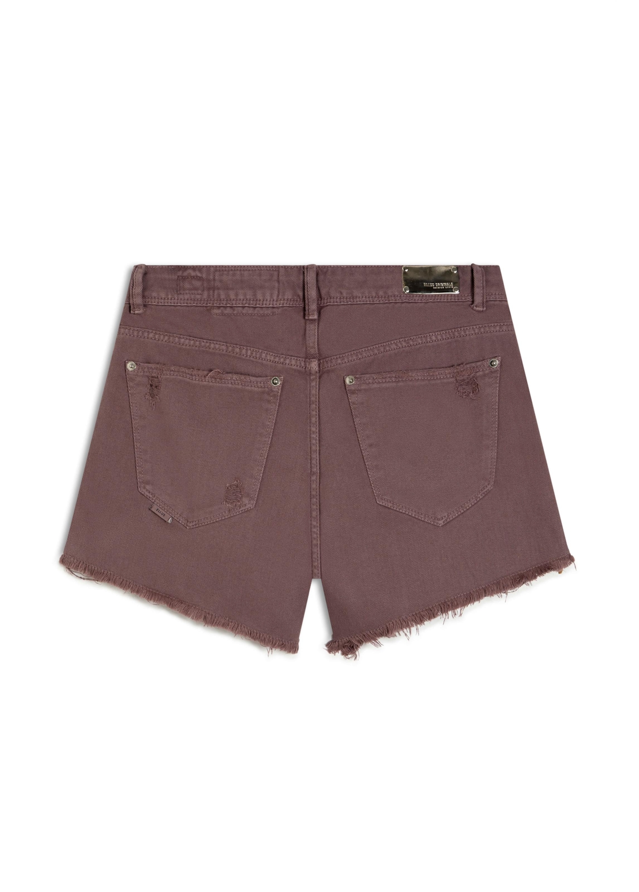 Bermuda White Denim Kate m Plaquinha Purple Gray 023 / I23