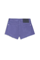 Bermuda White Denim Mini 5 Pockets Azul Jeans