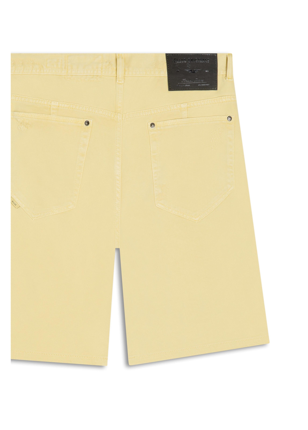 Bermuda White Denim Rock Amarelo