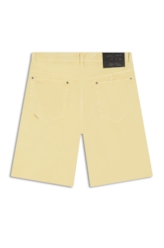 Bermuda White Denim Rock Amarelo