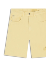 Bermuda White Denim Rock Amarelo