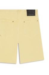 Bermuda White Denim Rock Amarelo