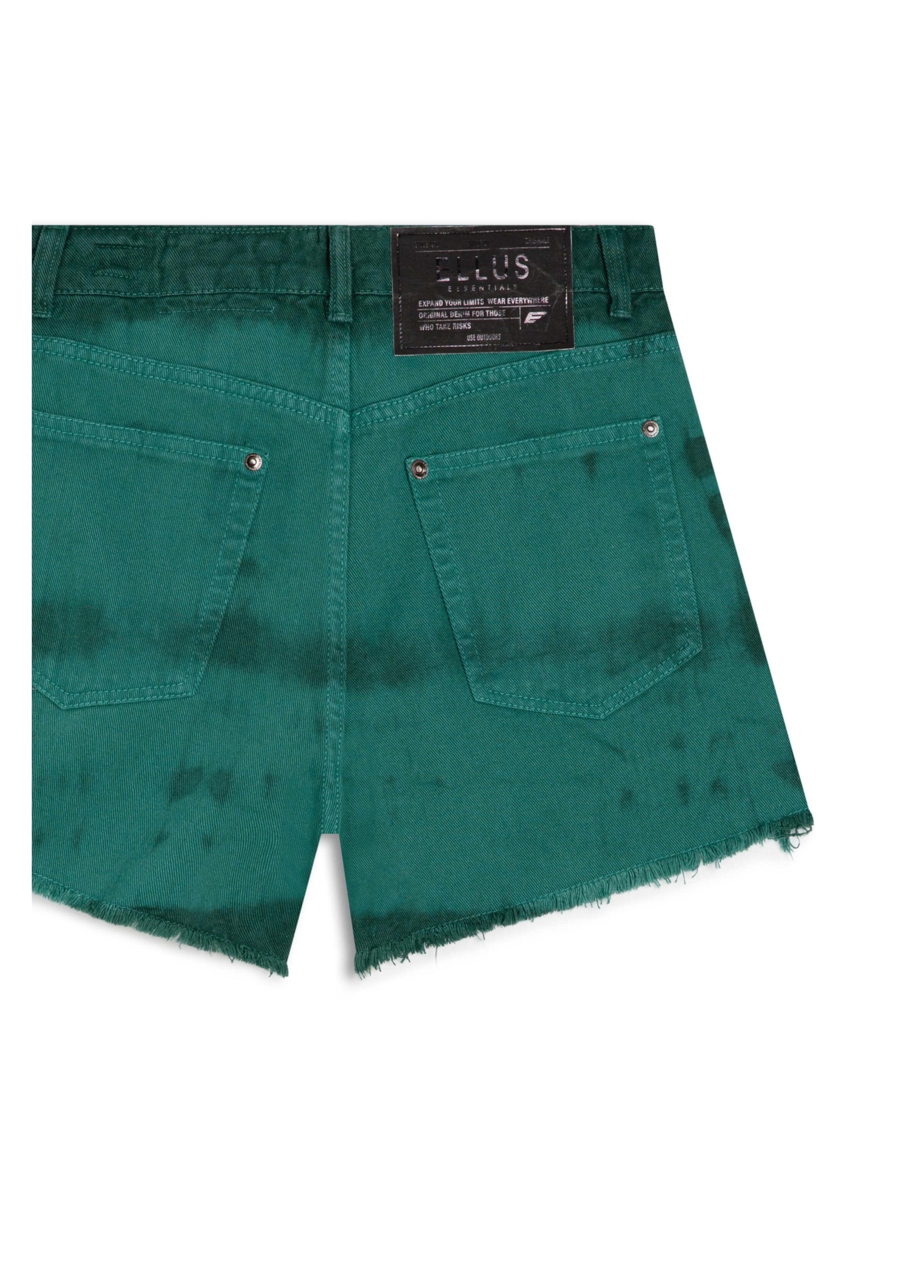 Bermuda White Denim Summer Bicolor Verde Army