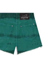 Bermuda White Denim Summer Bicolor Verde Army