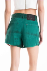 Bermuda White Denim Summer Bicolor Verde Army