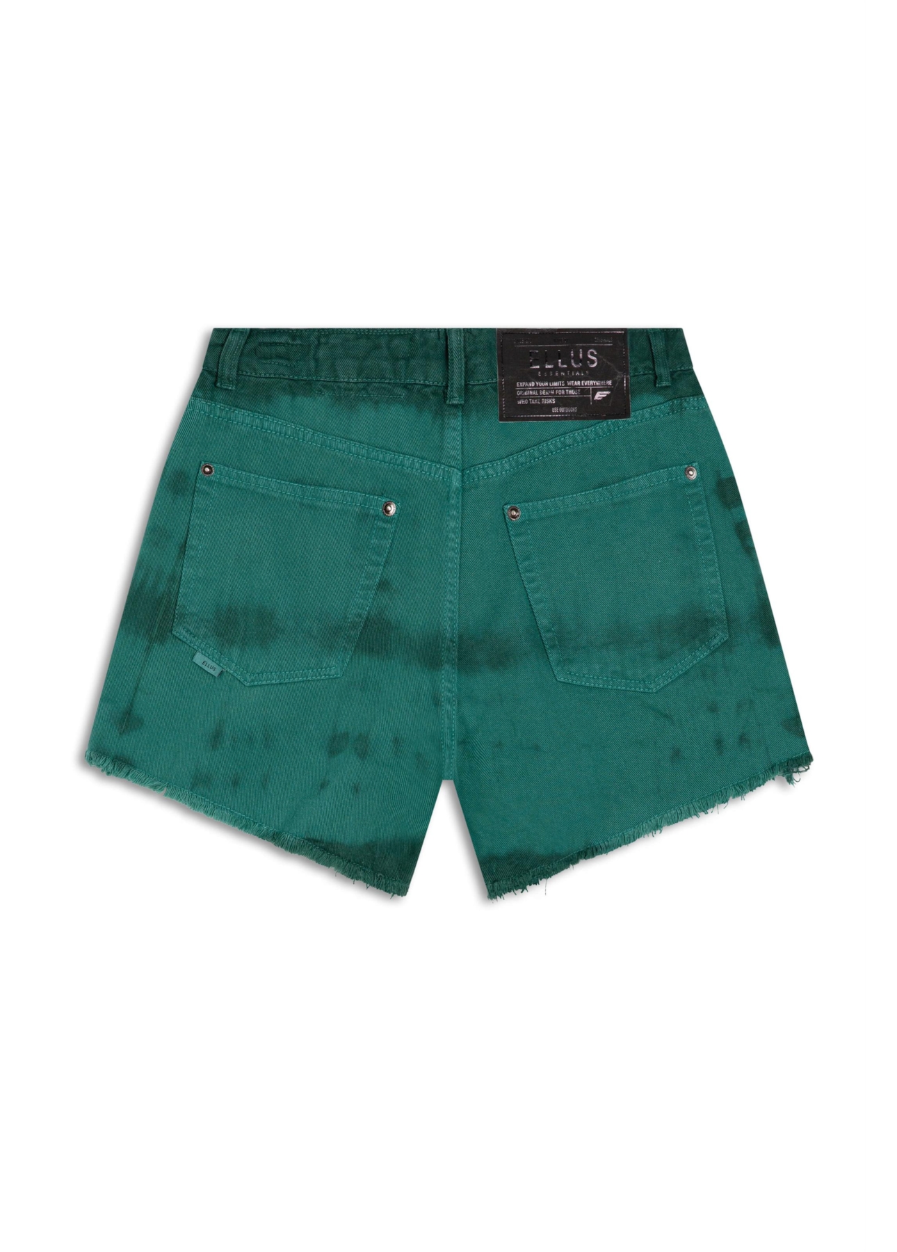 Bermuda White Denim Summer Bicolor Verde Army