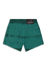 Bermuda White Denim Summer Bicolor Verde Army