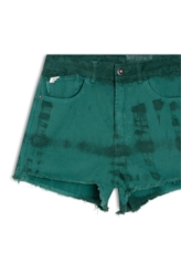 Bermuda White Denim Summer Bicolor Verde Army