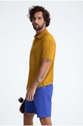 Bermuda White Denim Urban Azul Bic