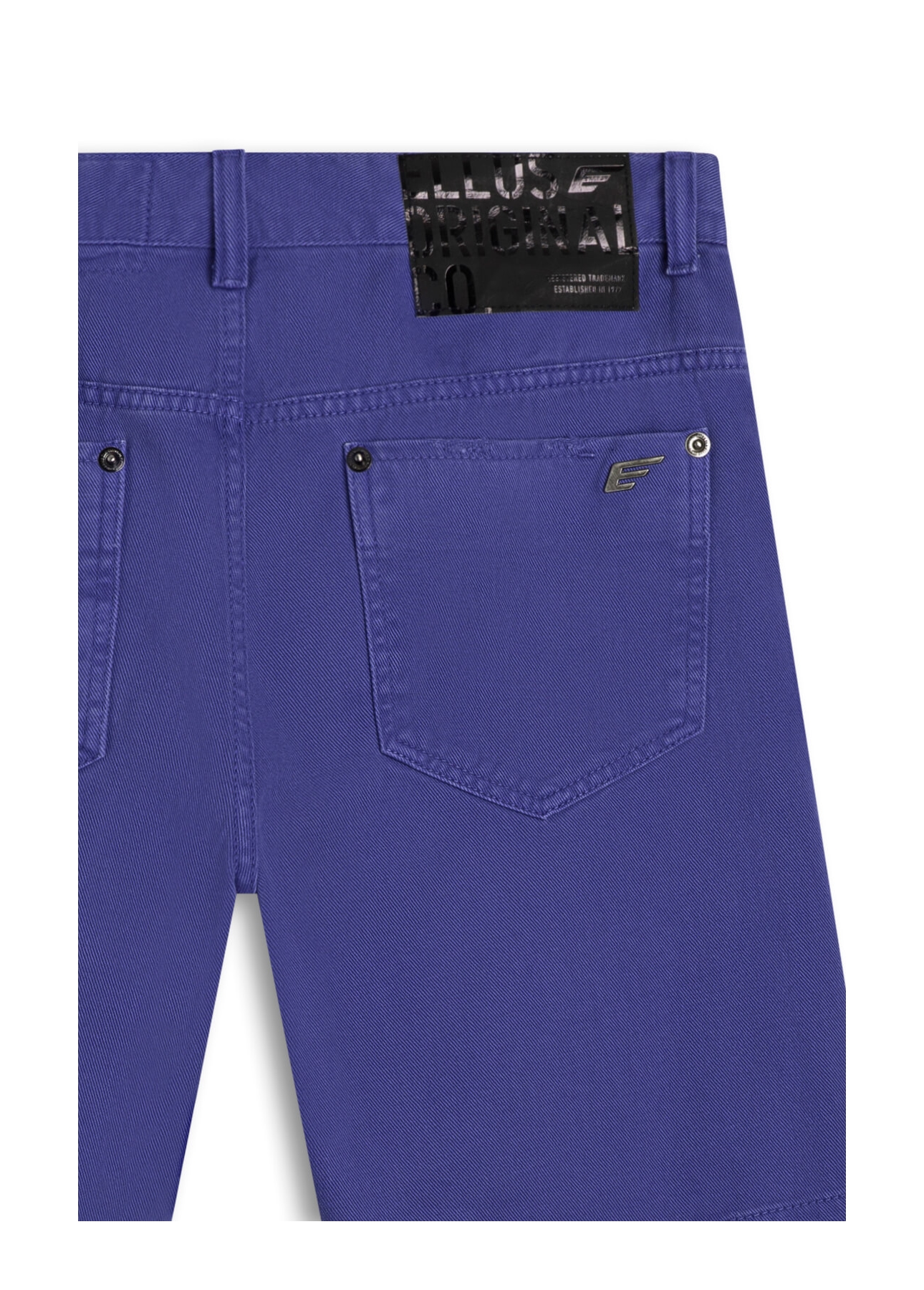 Bermuda White Denim Urban Azul Bic