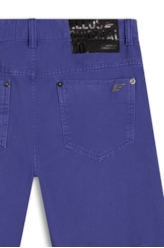 Bermuda White Denim Urban Azul Bic