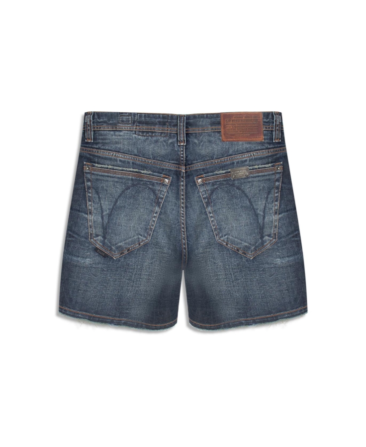 Bermudas Visco Indigo Elastic Filigrana Lav.Escuro