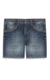 Bermudas Visco Indigo Elastic Filigrana Lav.Escuro