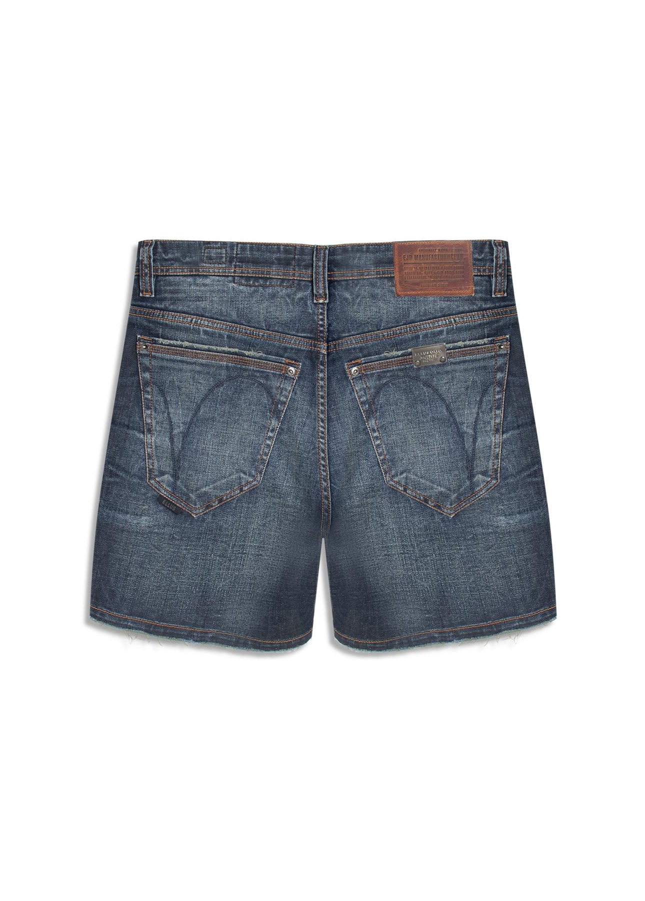 Bermudas Visco Indigo Elastic Filigrana Lav.Escuro