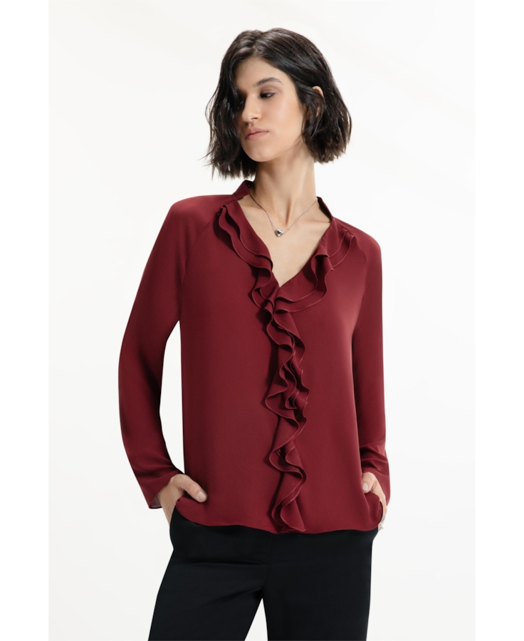 Beta Ruffled Vinho