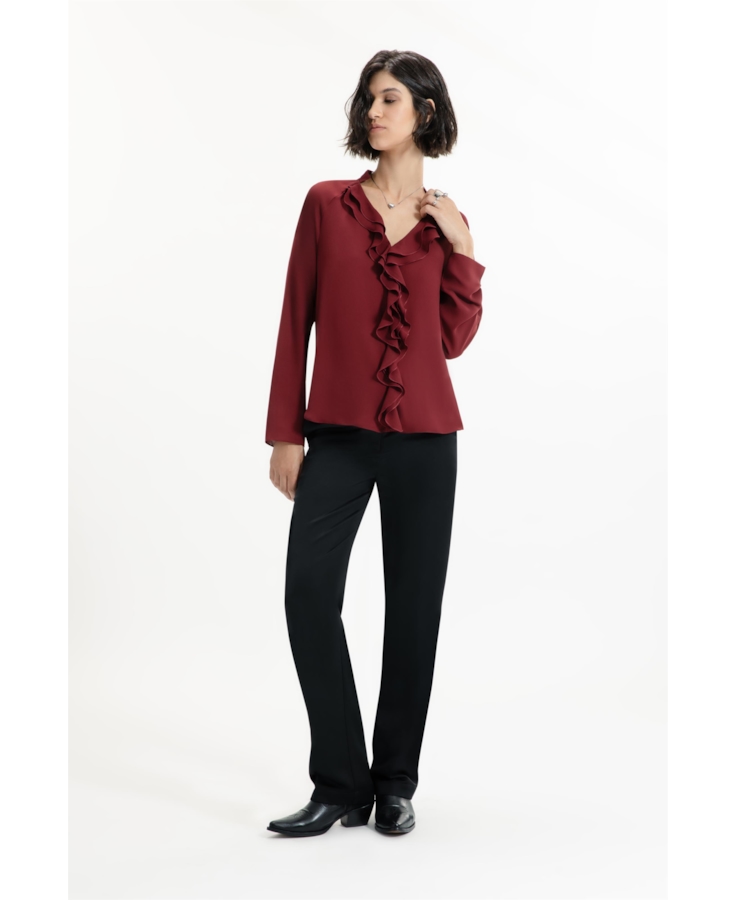 Beta Ruffled Vinho