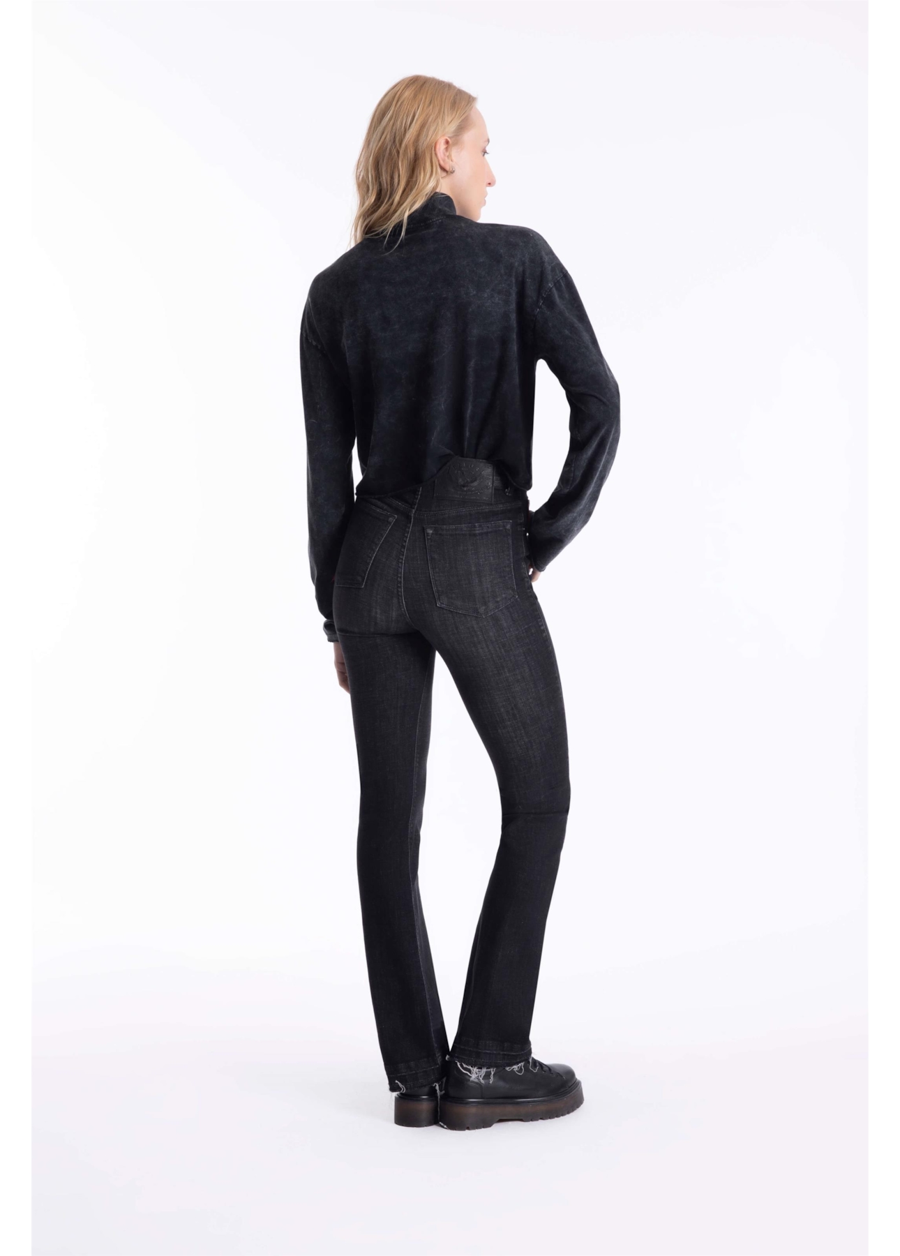 Black Cross Hw Bootcut Western 2014- Lav. Black C/ Used