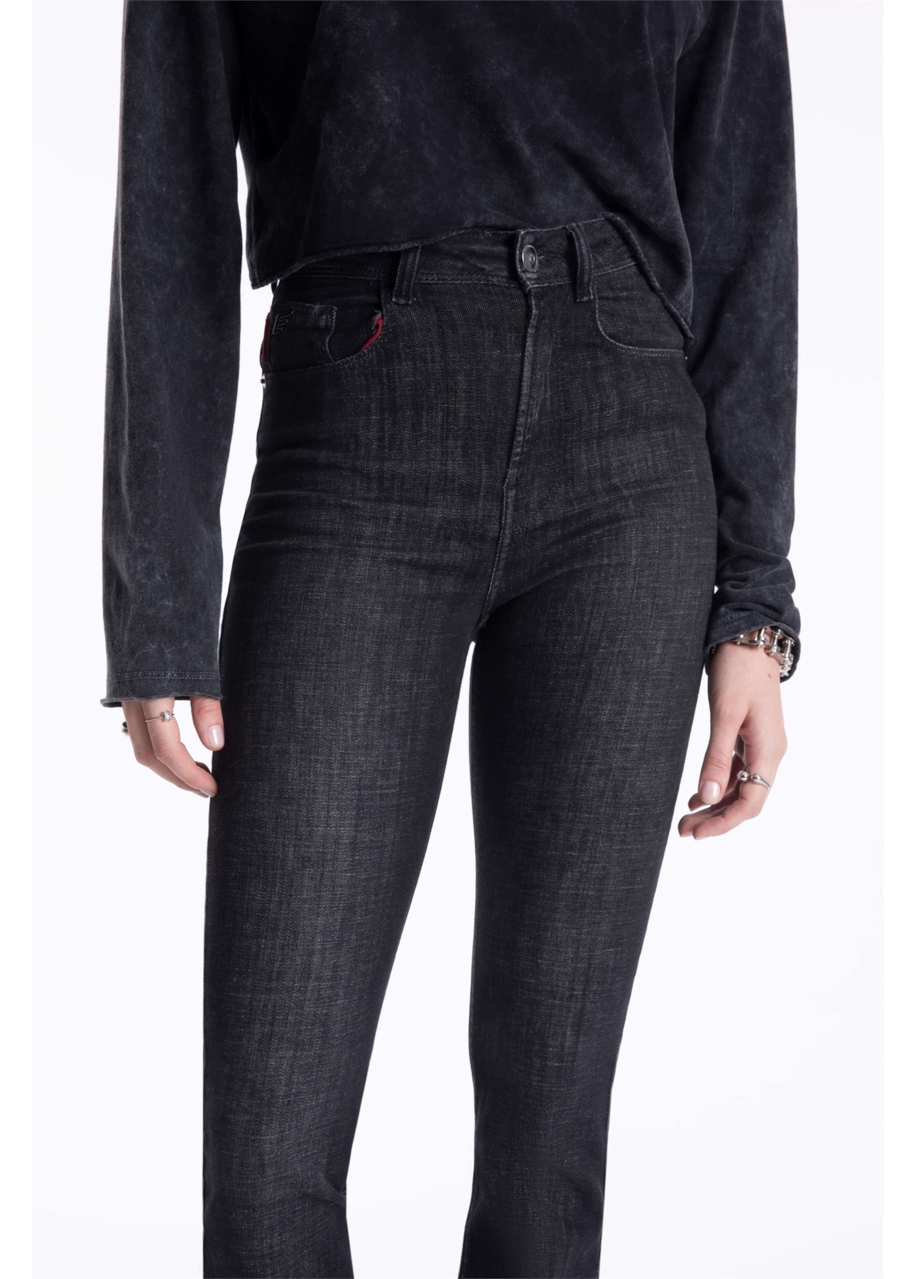 Black Cross Hw Bootcut Western 2014- Lav. Black C/ Used