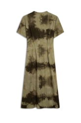 Blatt Tie Dye Attach Slit Midi Padrao 1