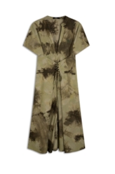 Blatt Tie Dye Attach Slit Midi Padrao 1