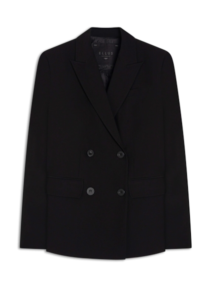 Blazer Double Breasted Ellus Preto