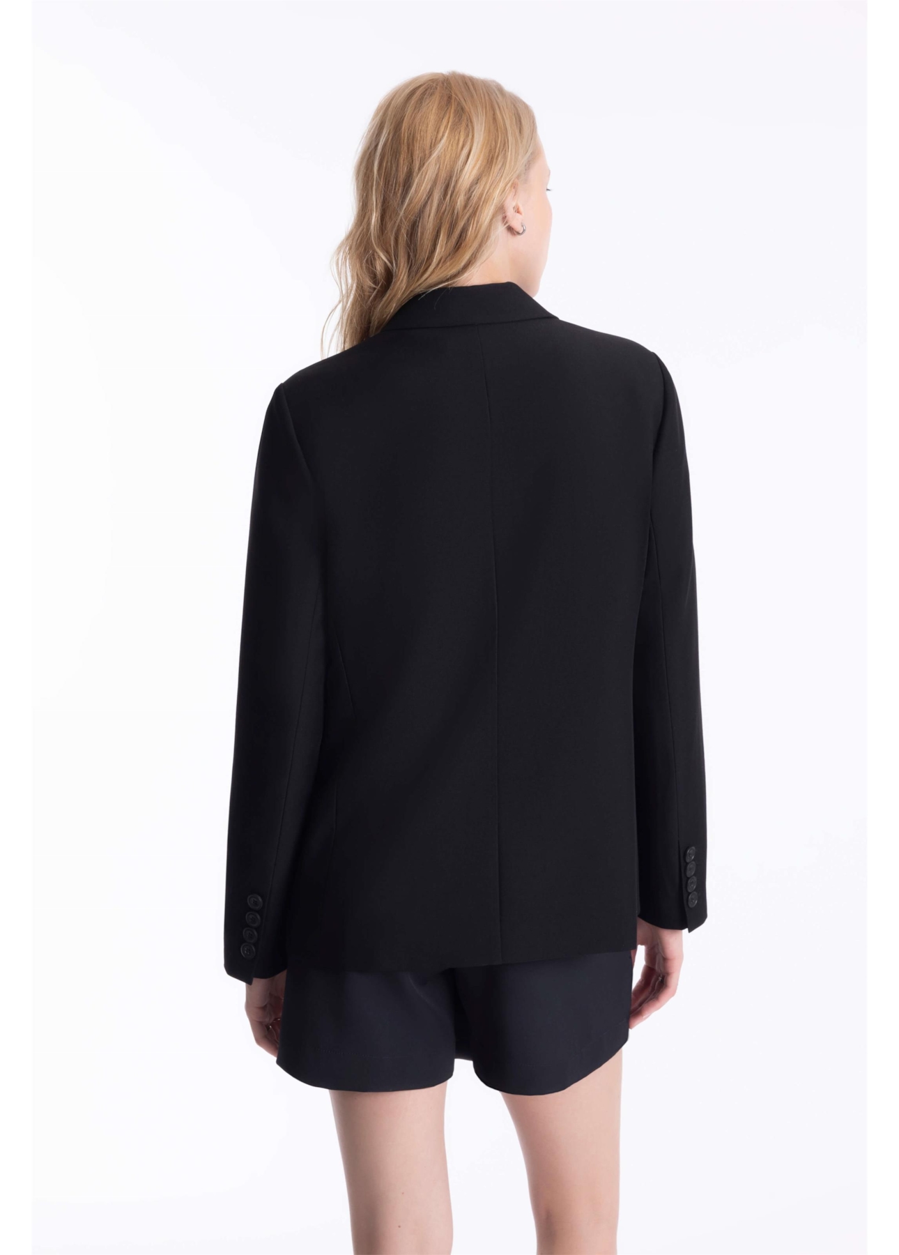 Blazer Double Breasted Ellus Preto