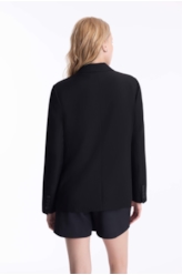 Blazer Double Breasted Ellus Preto