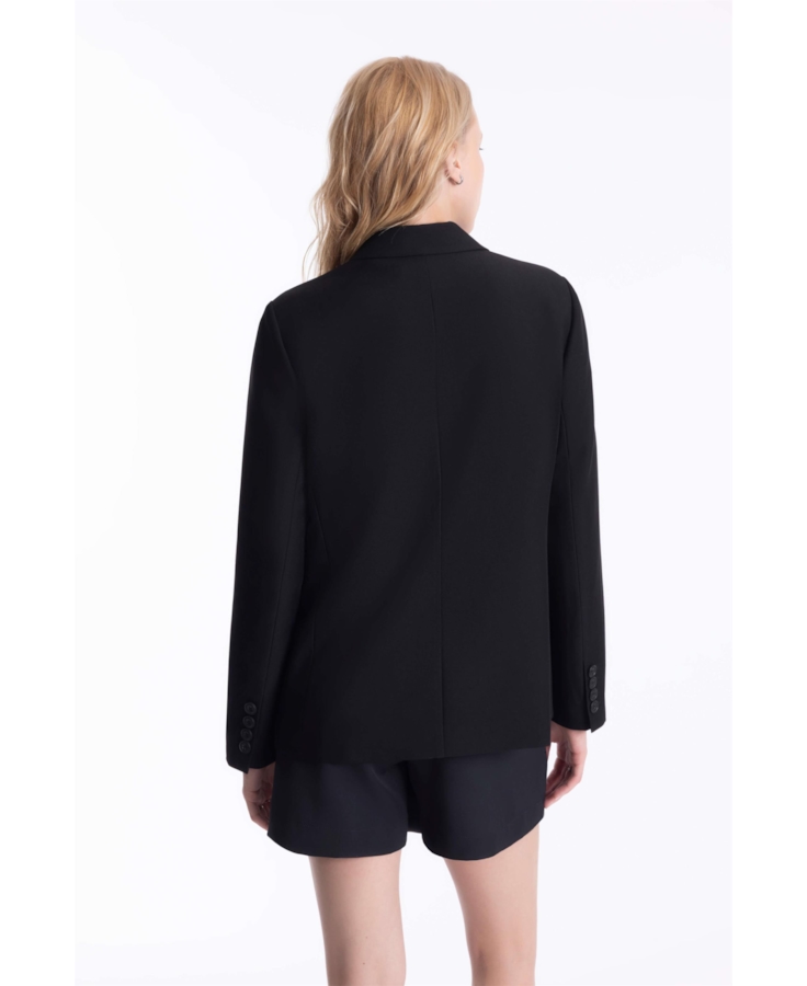 Blazer Double Breasted Ellus Preto