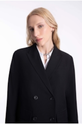 Blazer Double Breasted Ellus Preto