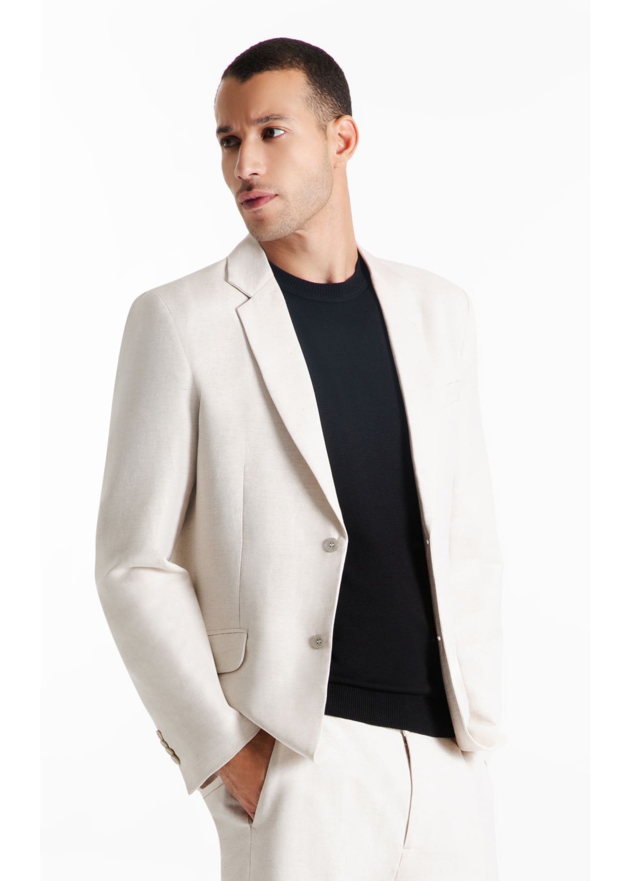 Blazer Linen Fresh Tailoring  Bege