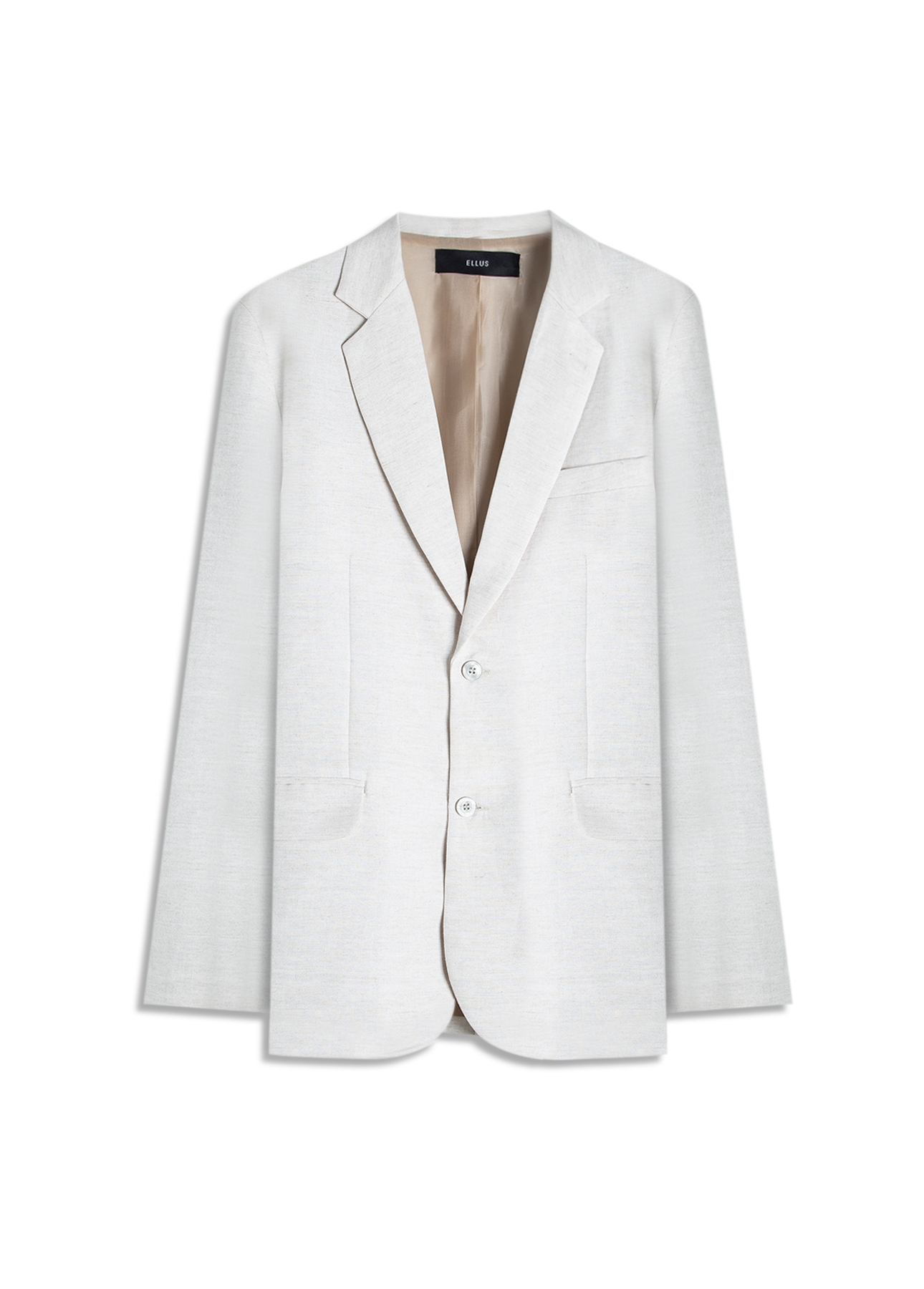 Blazer Linen Fresh Tailoring Natural