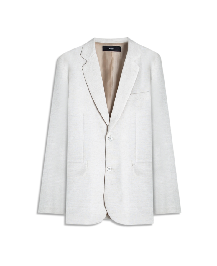 Blazer Linen Fresh Tailoring Natural
