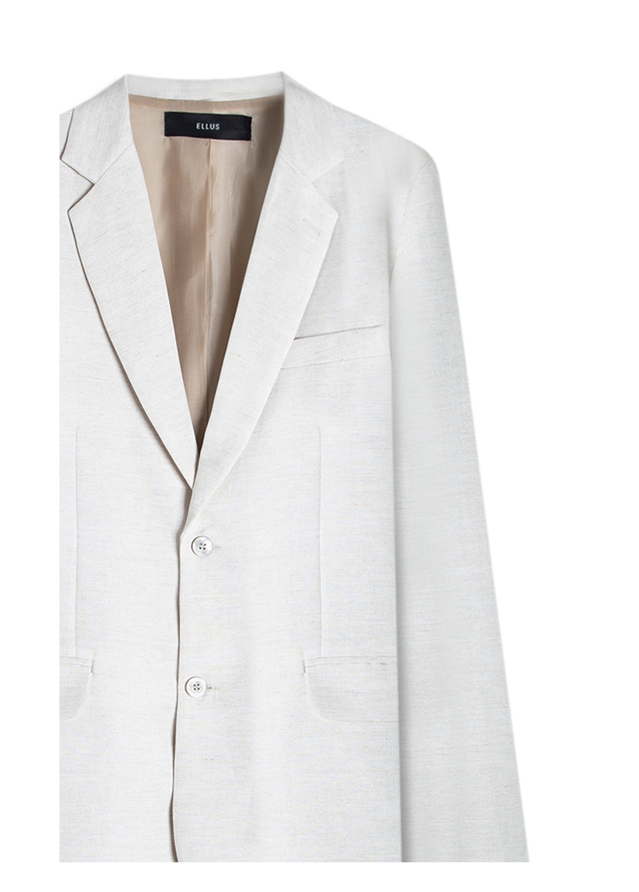 Blazer Linen Fresh Tailoring Natural