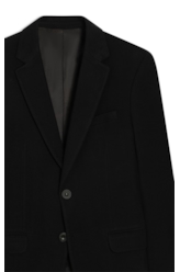 Blazer Malha Kaster Slim Tradicional Preto