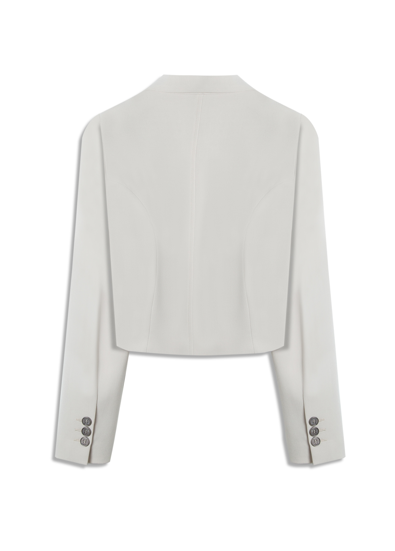 Blazer Tailoring Cropped Areia