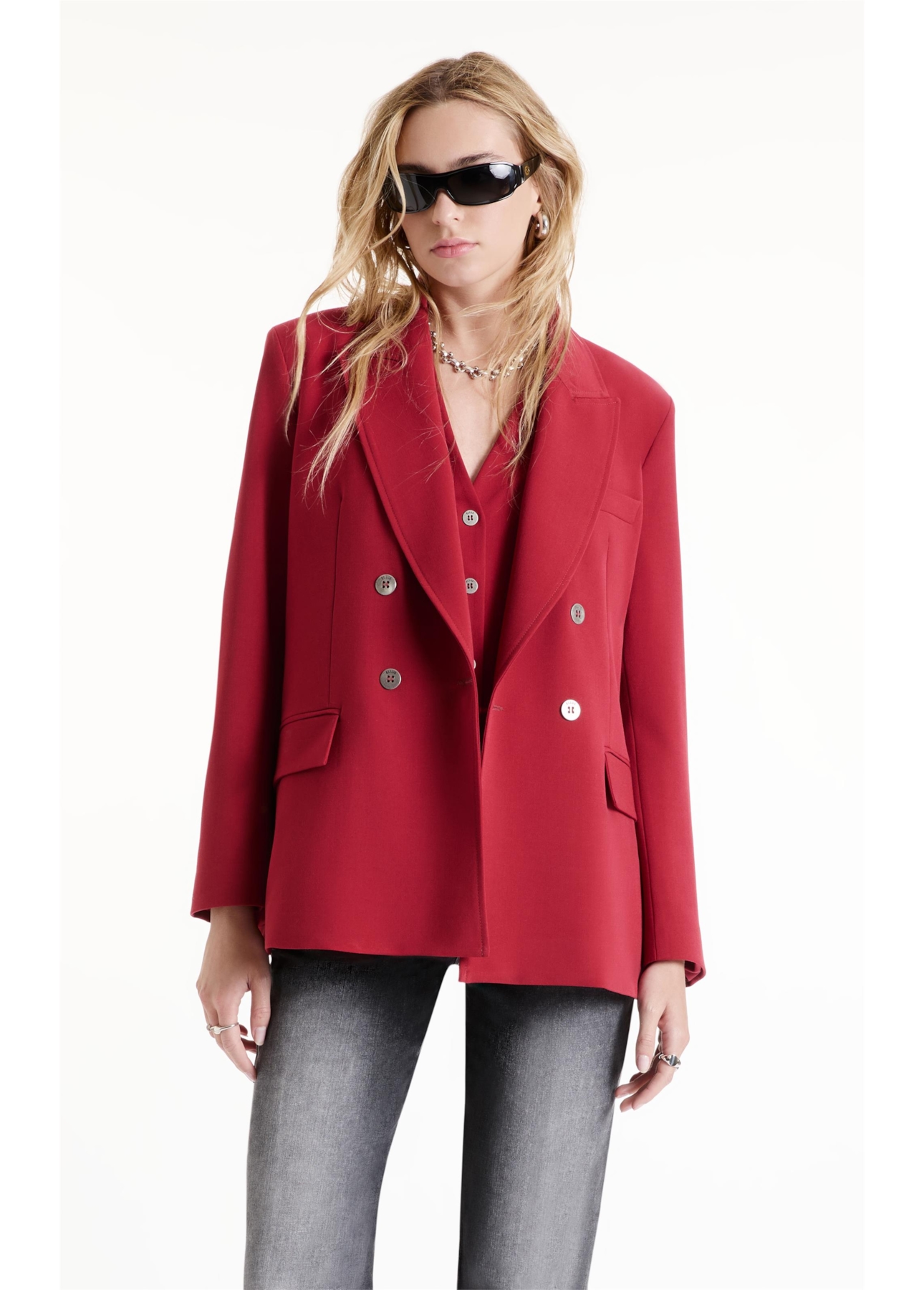 Blazer Tailoring  Oversized Vinho